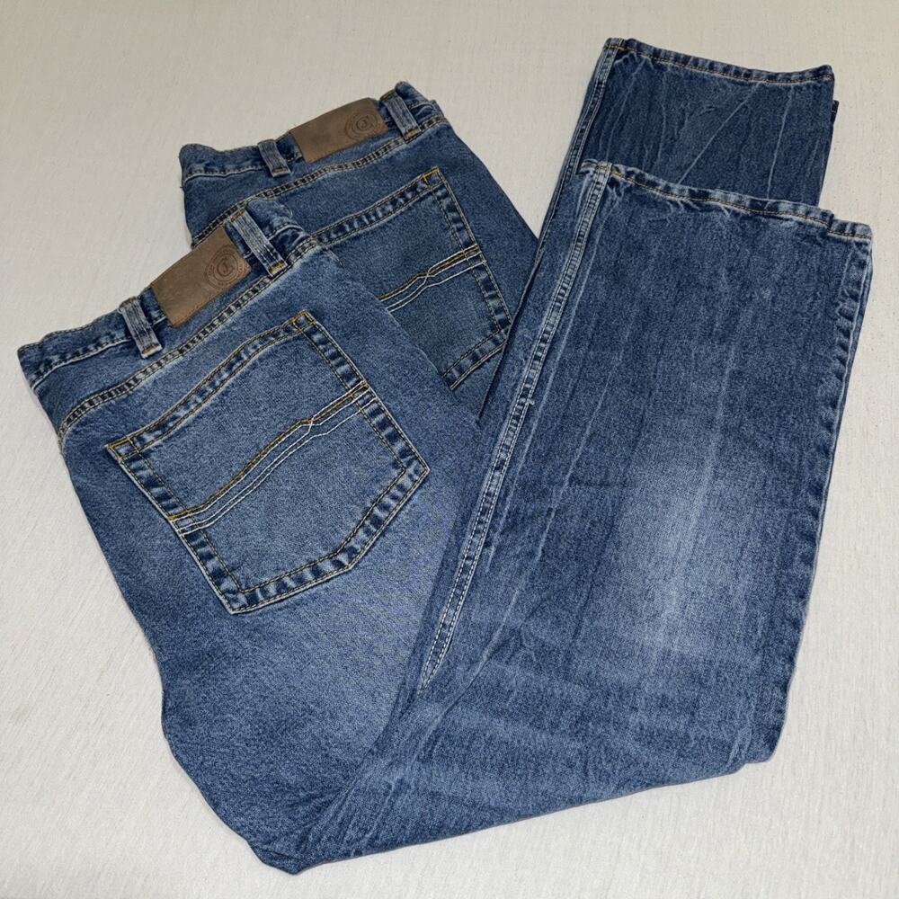 Cody James Slim Straight Jackson Jeans Mens 40x32 Blue Stretch Denim (Lot Of 2)